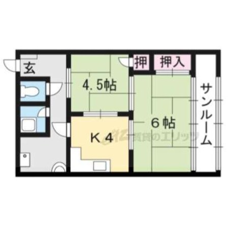 泉堂マンションの物件間取画像